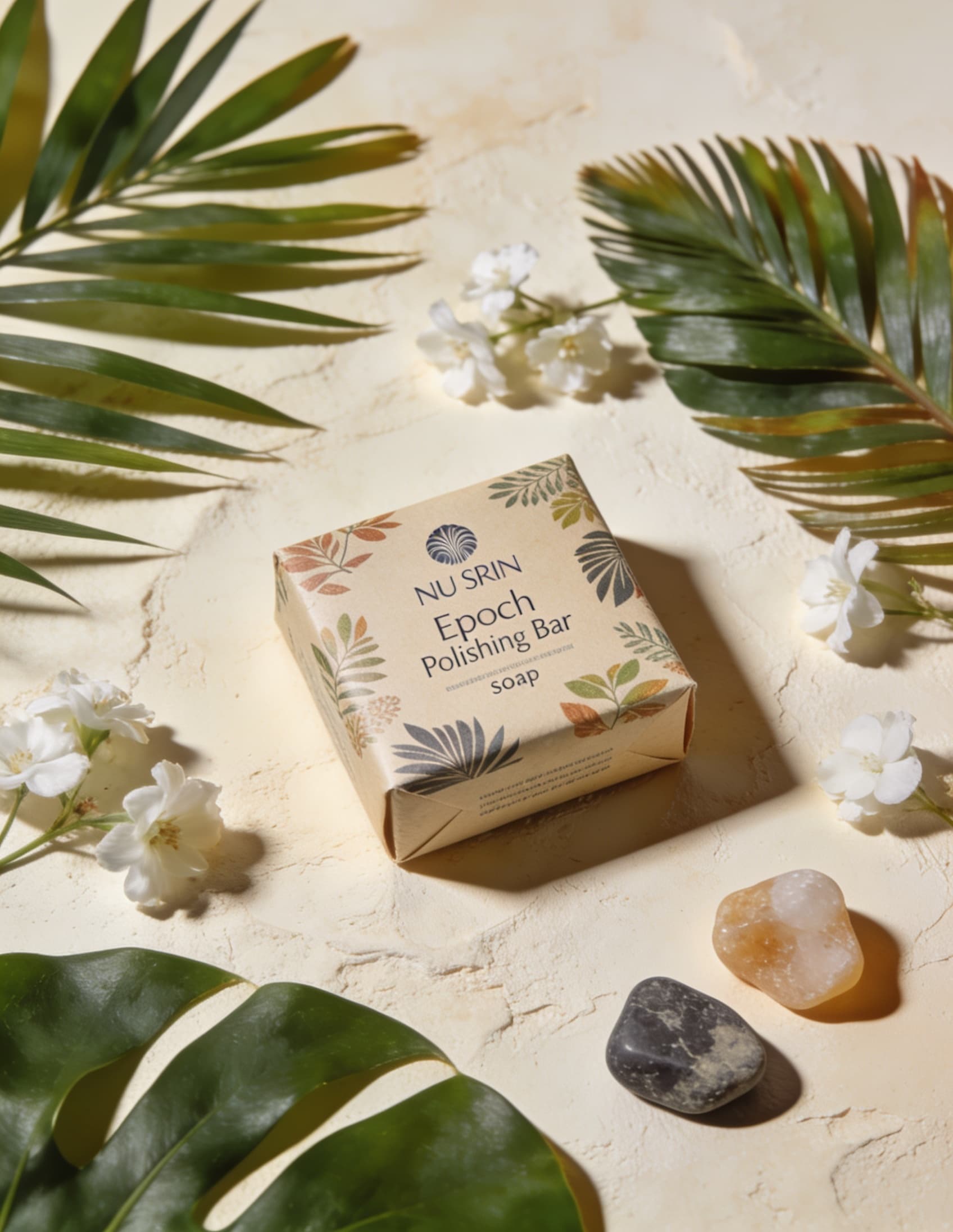 Ritual Milito Life Shop con hojas tropicales